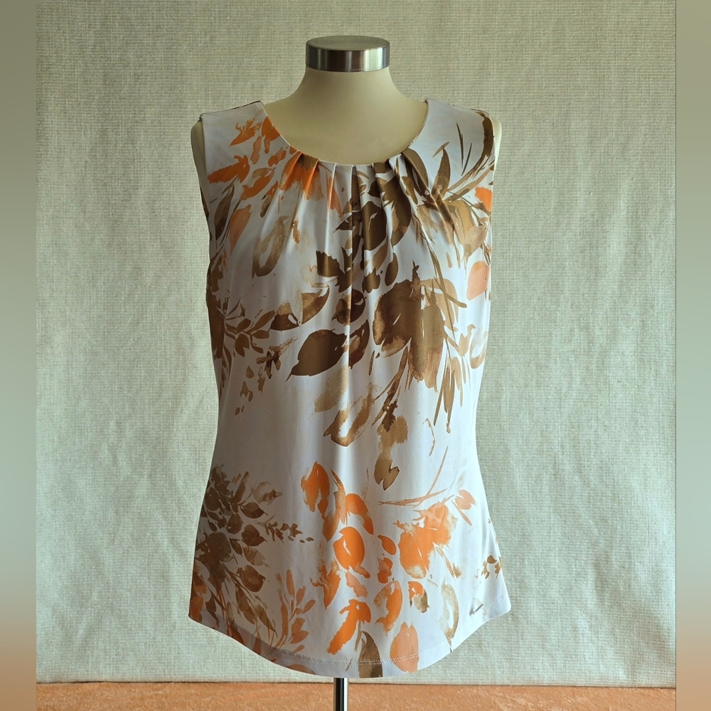 Calvin Klein Autumn Print Blouae